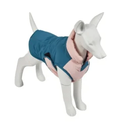 Abrigo Impermeable Urban Blizzard Azul-Rosa Perro Pequeño