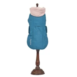 Abrigo Impermeable Urban Blizzard Azul-Rosa Perro Pequeño