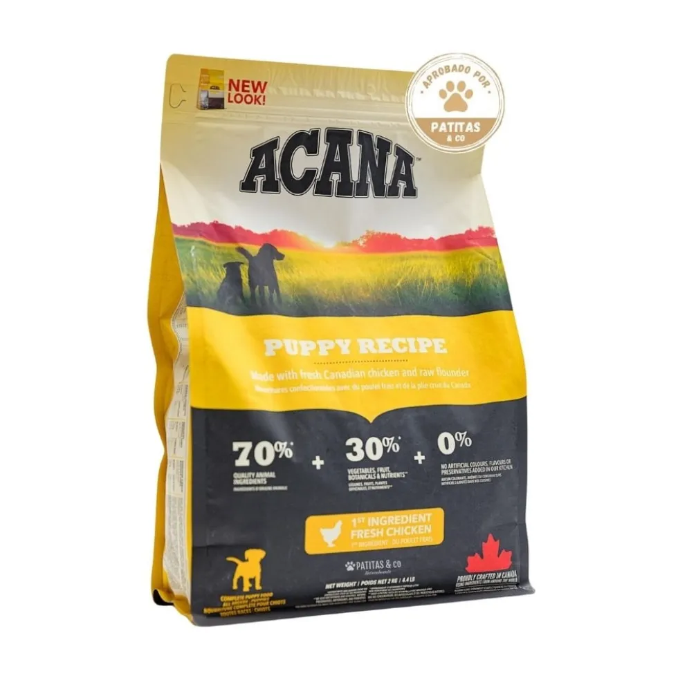 Acana Puppy Recipe Pienso Natural para Perros Cachorros