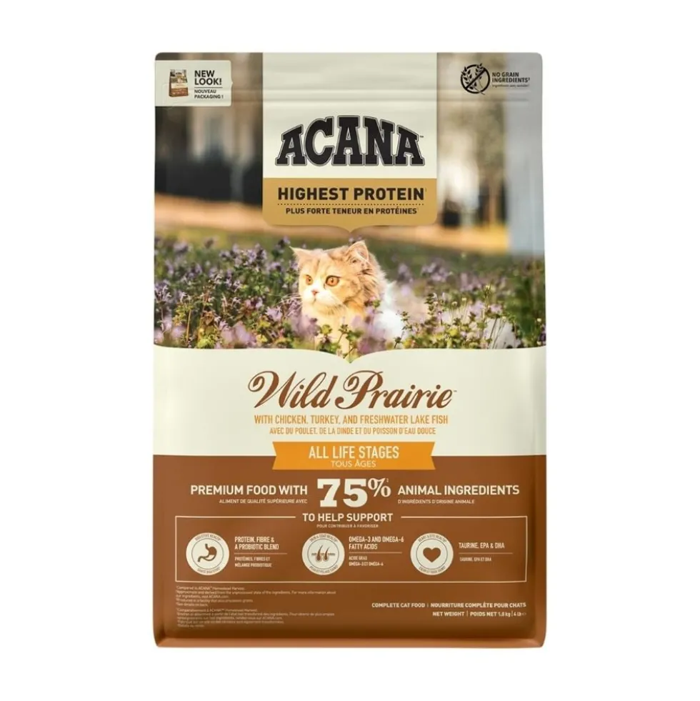 Acana Wild Prairie Pollo y Pavo Pienso Natural Gatos