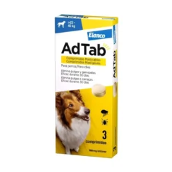 AdTab Comprimido Masticable Antiparasitario para Perros 22-45 kg (3 uds)
