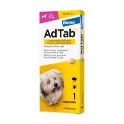 AdTab Comprimido Masticable Antiparasitario para Perros 2,5-5,5 kg