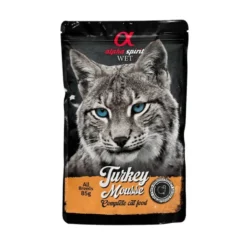 Alpha Spirit Mousse de Pavo para Gato
