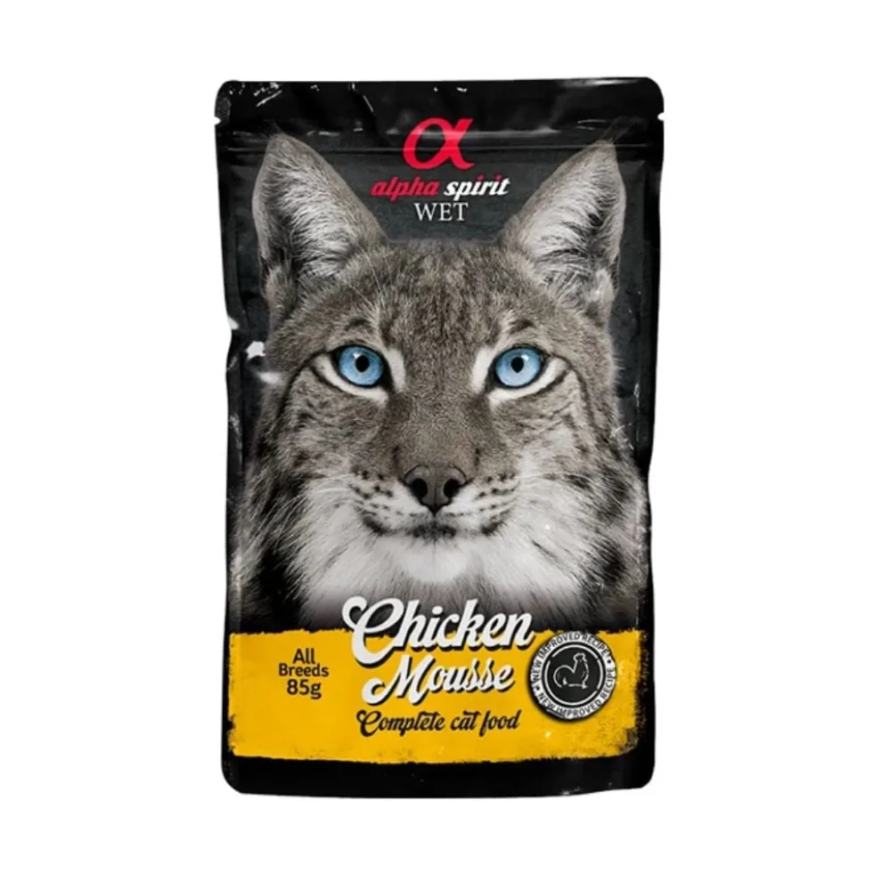 Alpha Spirit Mousse de Pollo para Gato