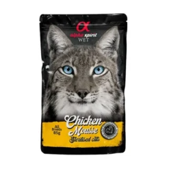 Alpha Spirit Mousse de Pollo para Gatos Esterilizados