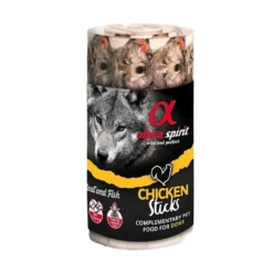 Alpha Spirit Ristra Sabor a Pollo (16 barritas) para Perros