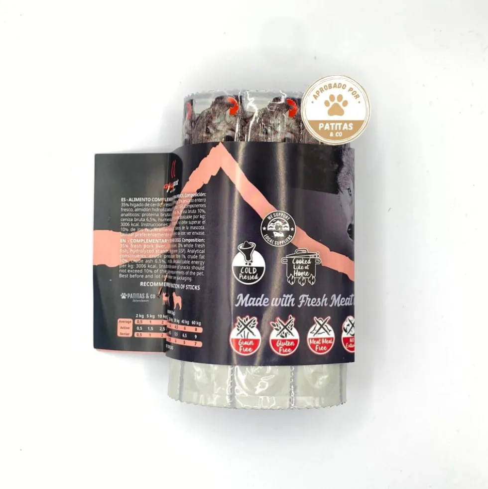 Alpha Spirit Snack Ristra Higado (16 barritas) Perros
