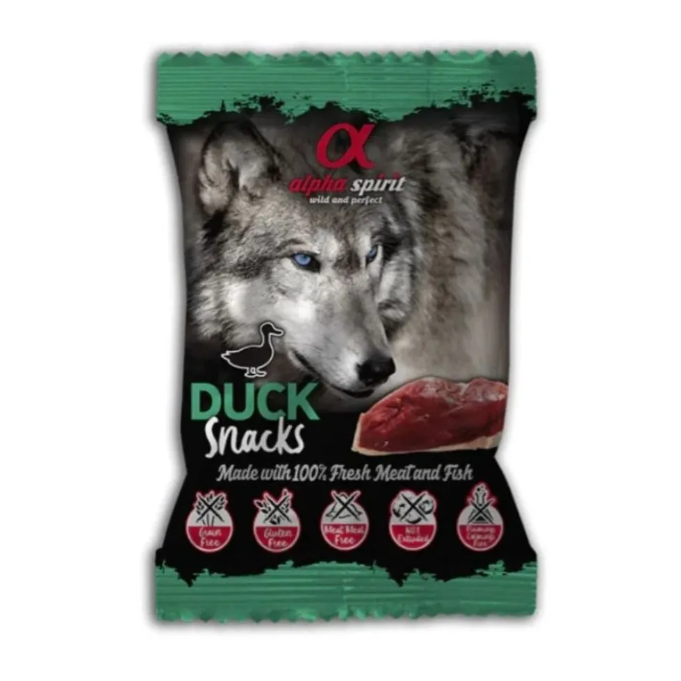 Alpha Spirit Snacks de Pato para Perro