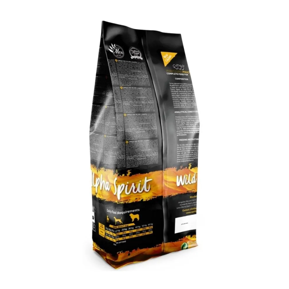 Alpha Spirit The Only One Pienso Natural de Aves para Perros