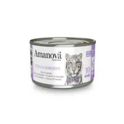Amanova Latita en Gelatina con Atún y Gambas para Gato
