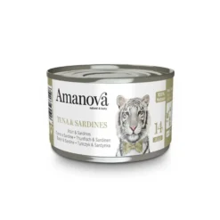 Amanova Latita en Gelatina con Atún y Sardinas para Gato