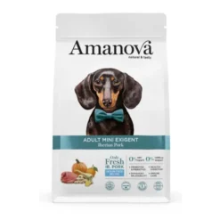 Amanova Pienso Adult Mini Exigent de Cerdo Ibérico para Perros Pequeños