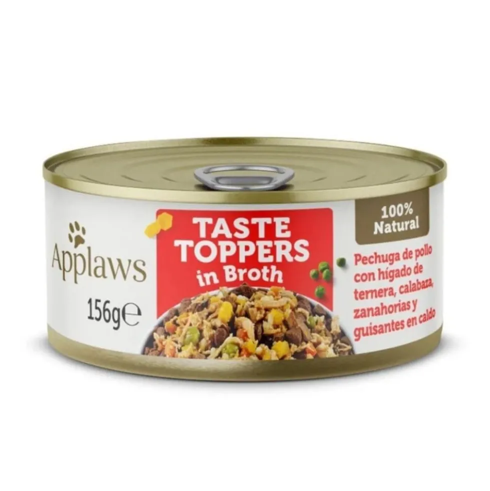 Applaws Topper Lata Pollo con Ternera y Verduras para Perro