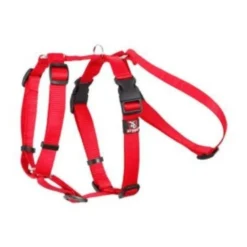 Arnés Nylon Triple Rojo para Perro