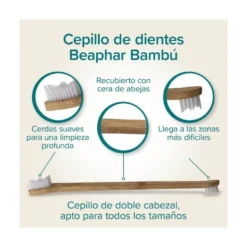 Beaphar Cepillo Dental de Bambú para Perros y Gatos