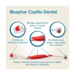 Beaphar Cepillo Dental para Perros y Gatos