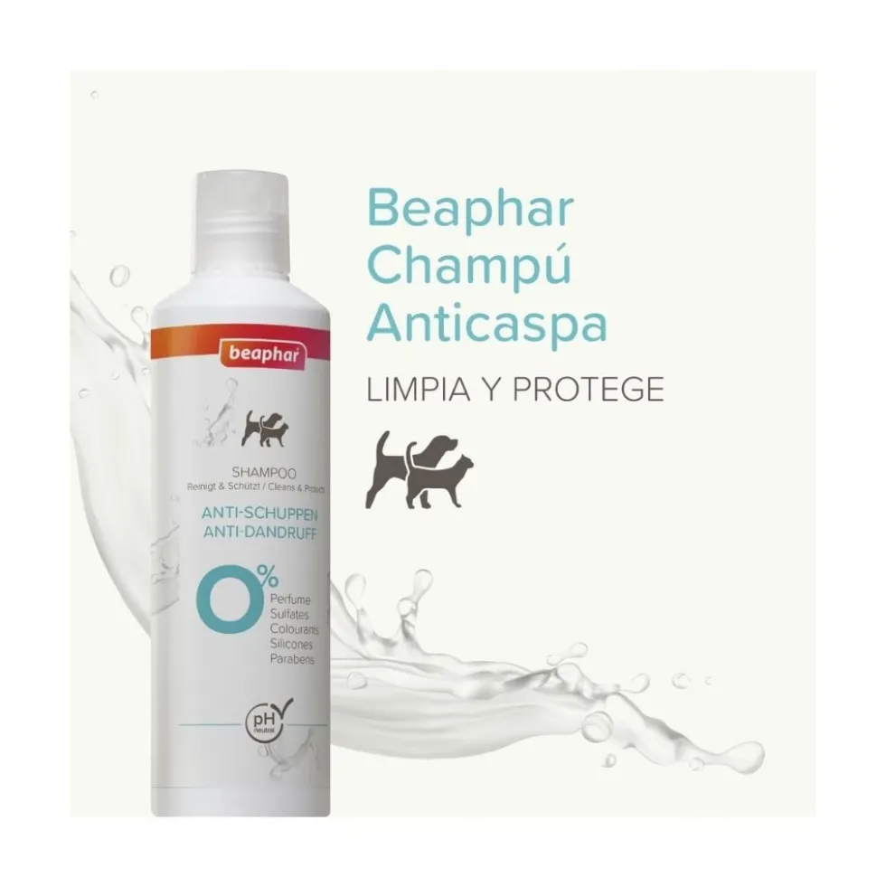 Beaphar Champú Anticaspa para Perros y Gatos