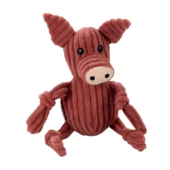 Beeztees Peluche Cerdito de Color Rosa para Perros