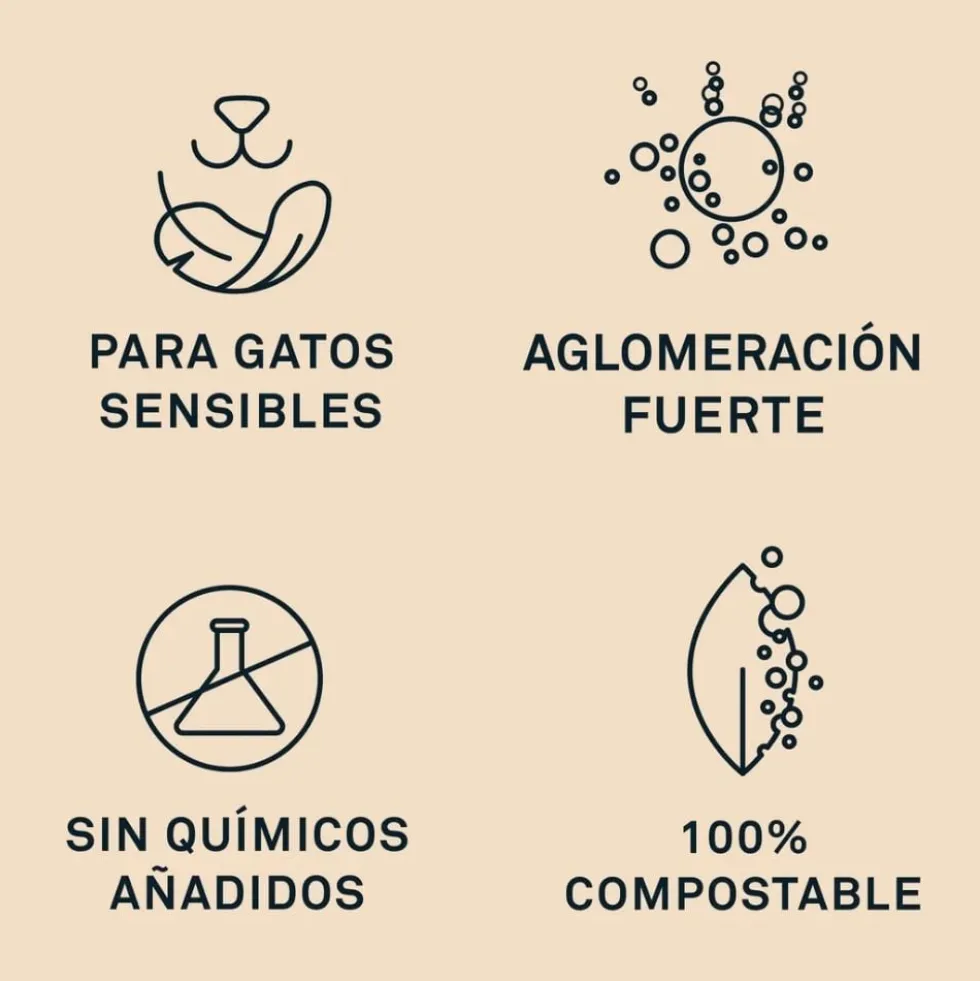 Blutive Arena Vegetal Aglomerante de Yuca