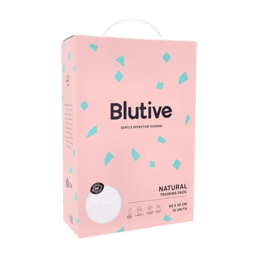 Blutive Empapadores Naturales para Perro 60x60cm (10 ud)