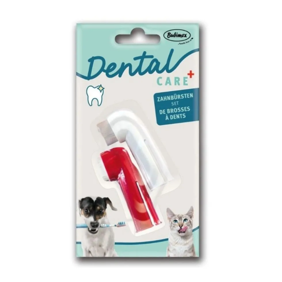 Bubimex Set de Cepillo de Dientes para Perros y Gatos (2 uds)