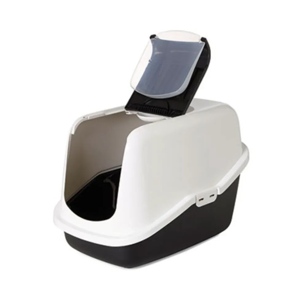 Caseta Aseo Nestor Blanco Negro para Gatos
