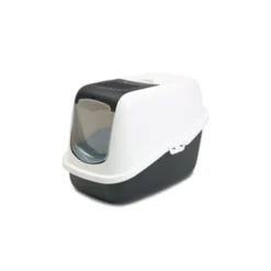 Caseta Aseo Nestor Blanco Negro para Gatos