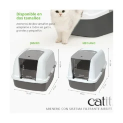 Catit Arenero Cerrado Airsift para Gatos