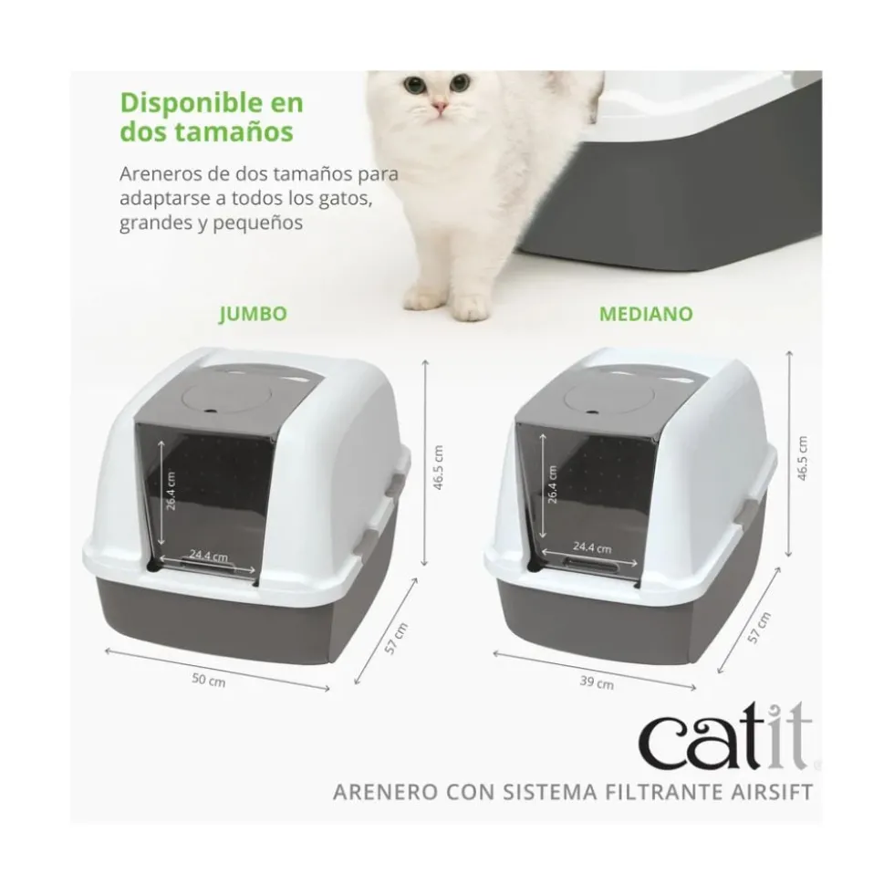 Catit Arenero Cerrado Airsift para Gatos
