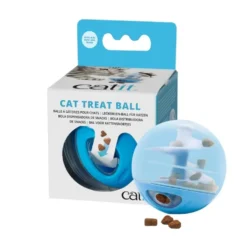 Catit Bola Dispensadora de Snacks Azul para Gatos
