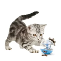 Catit Bola Dispensadora de Snacks Azul para Gatos