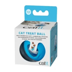 Catit Bola Dispensadora de Snacks Azul para Gatos