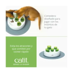 Catit Comedero Interactivo Senses Digger para Gatos