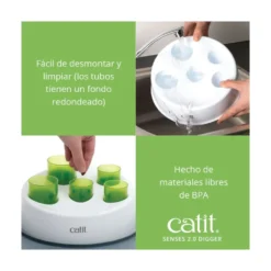 Catit Comedero Interactivo Senses Digger para Gatos
