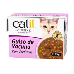 Catit Cuisine Guiso de Vacuno con Verdura para Gato