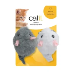 Catit Dos Juguetes Vibradores en Forma de Ratón para Gato