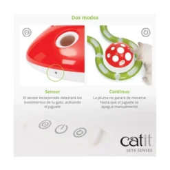 Catit Juguete Interactivo Seta para Gatos