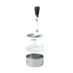 Catit PIXI Fuente Sin Cables de Acero Inoxidable