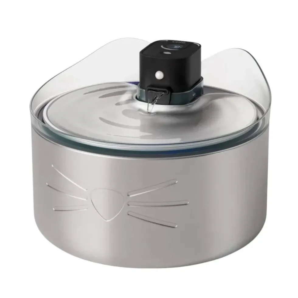 Catit PIXI Fuente Sin Cables de Acero Inoxidable