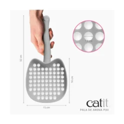 Catit Pixi Pala Gris para Arenero Gatos