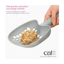 Catit Pixi Pala Gris para Arenero Gatos