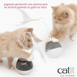 Catit PIXI Spinner Dispensador de Snacks Interactivo para Gato