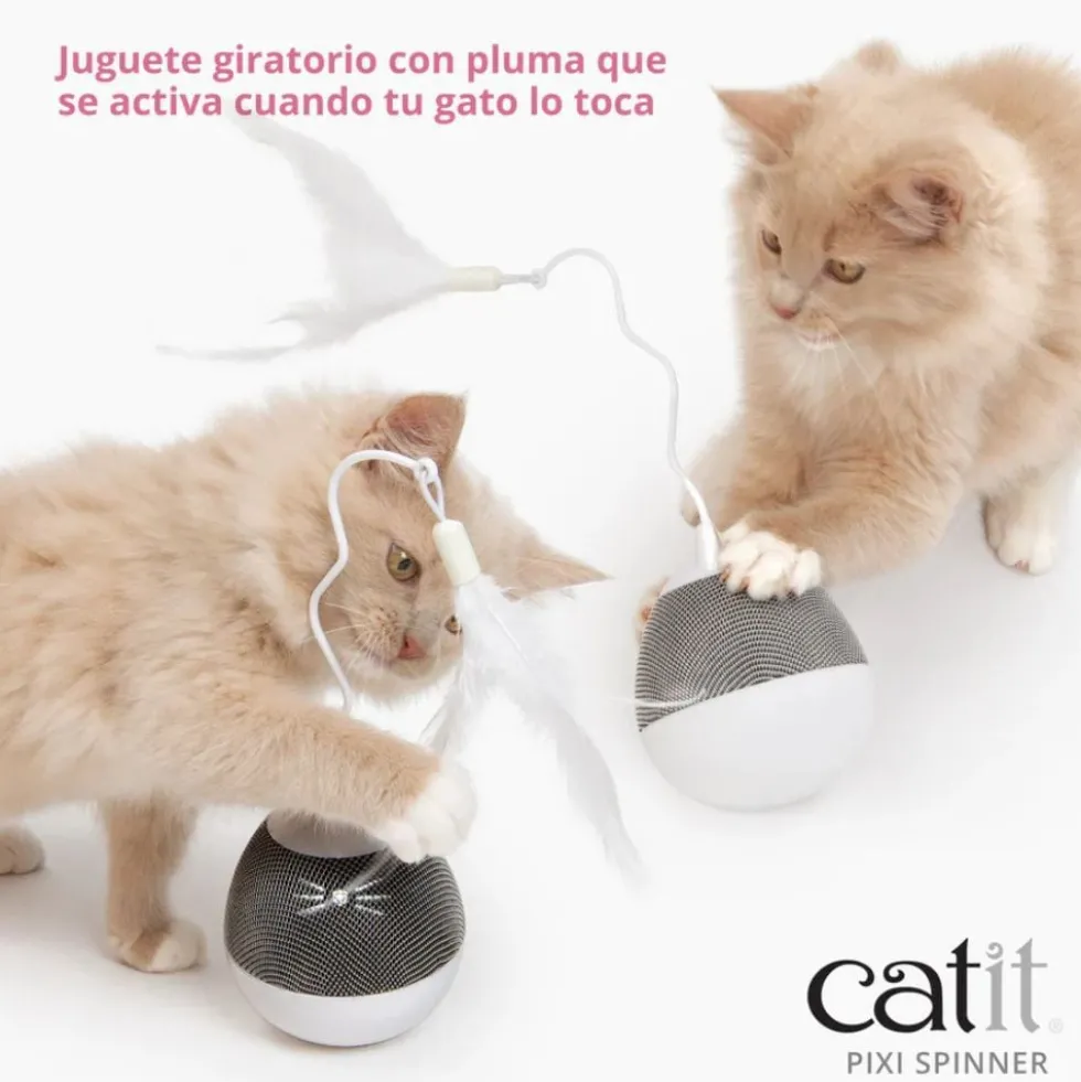 Catit PIXI Spinner Dispensador de Snacks Interactivo para Gato
