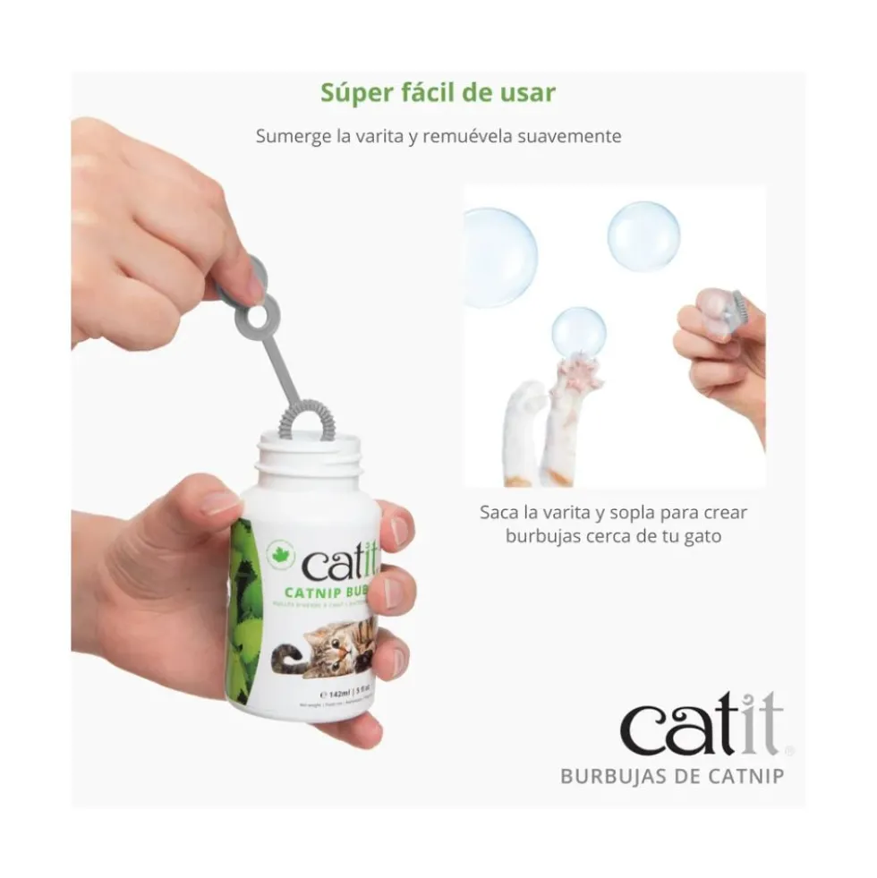 Catit Senses Catnip en Burbujas para Gatos