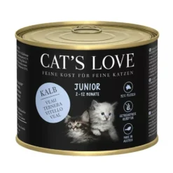 Cats Love Junior Lata Ternera Puro para Gatito