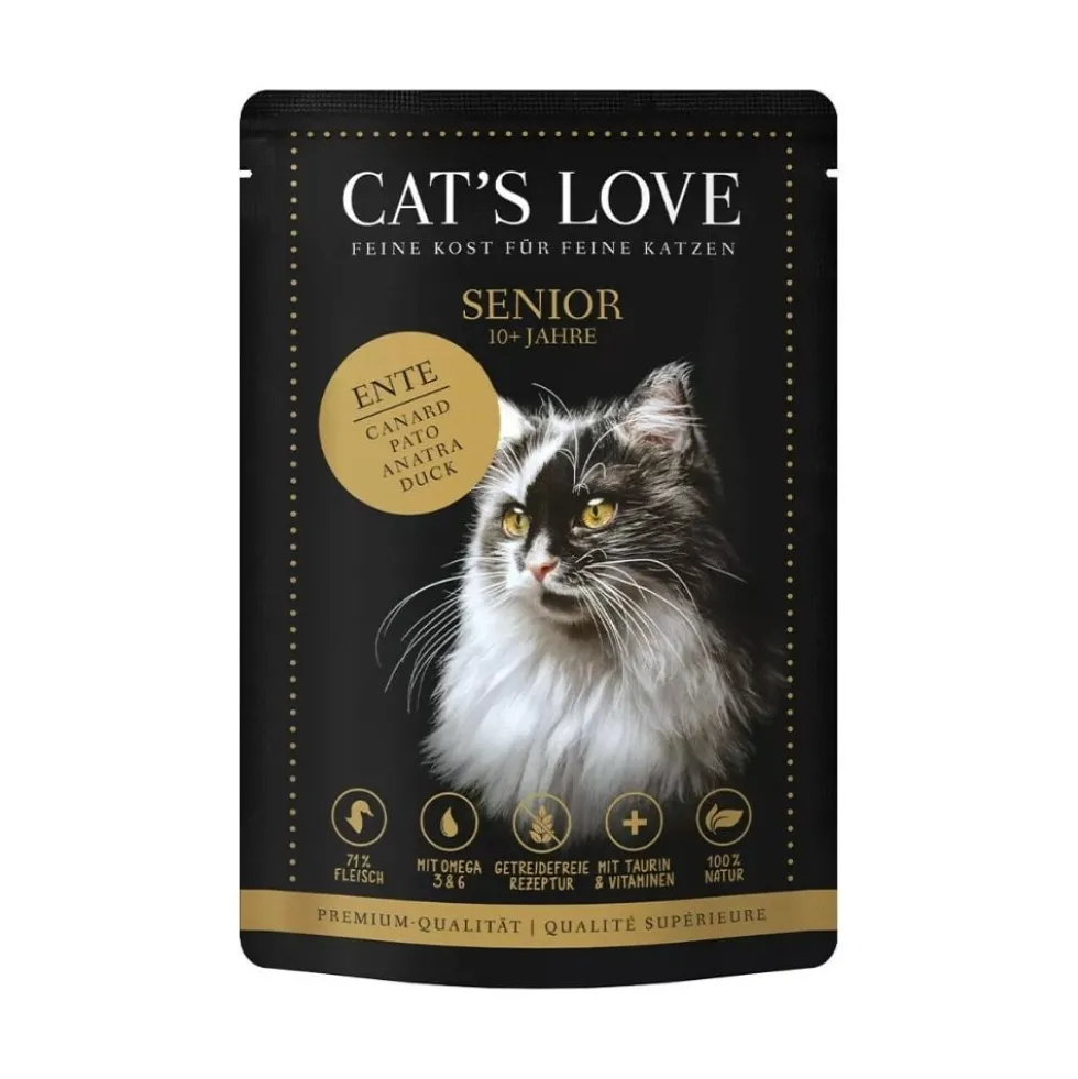 Cats Love Sobre de Pato para Gato Senior