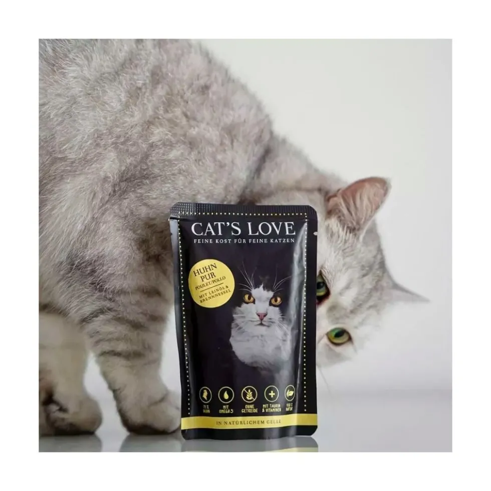 Cats Love Sobre Puro Pollo para Gato