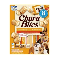 Churu Bites Snack de Pollo (8x12g) para Perros