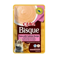 Ciao Bisque Sobre de Atún y Salmón para Gatos