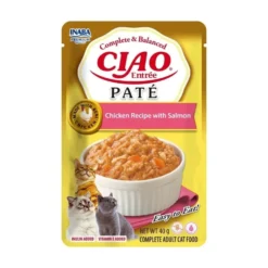 Ciao Entrée Paté de Pollo con Salmón para Gato